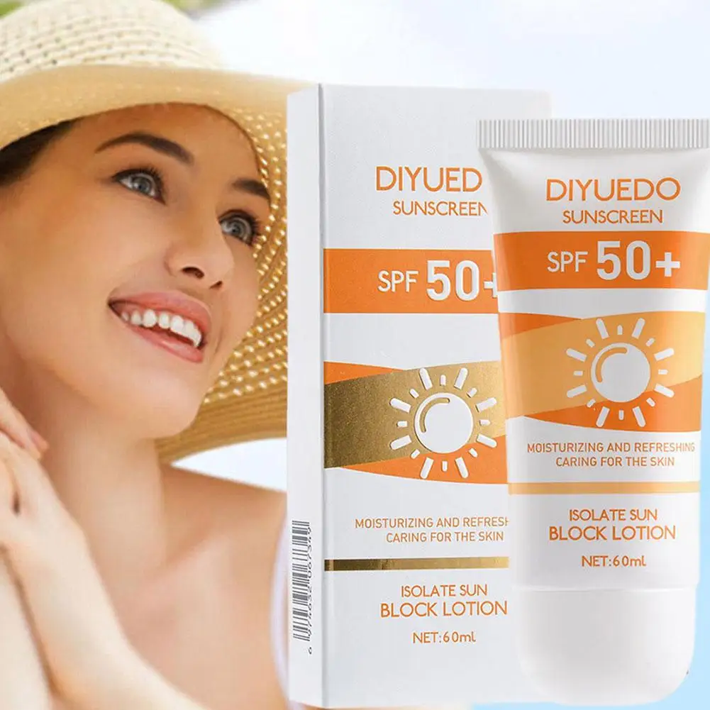 60Ml Langdurige Zonnebrandcrème Spf 50 + Isolerende UV-Bevochtiging En Voedend Voor Huidverzorging Zonnebrandcrème E8n1