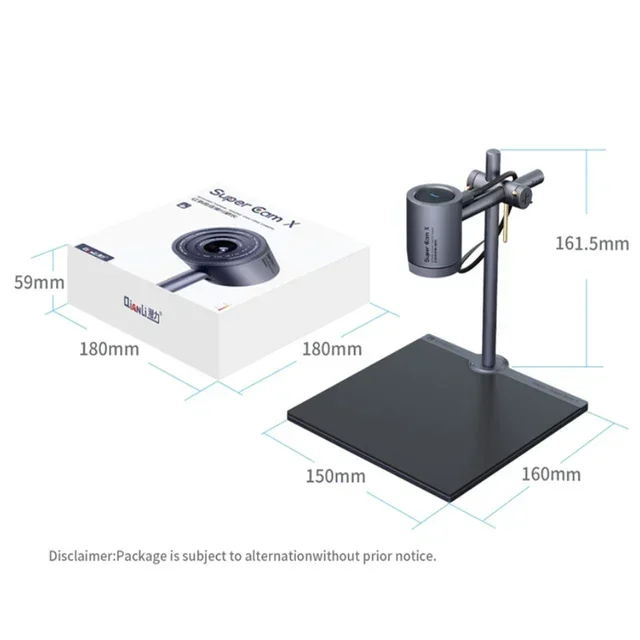 Qianli Kamera termowizyjna 3D Super Cam X Imager Tester zwarć Diagnostyka Płytka PCB Analizator usterek Naprawa Narzędzie wykrywające