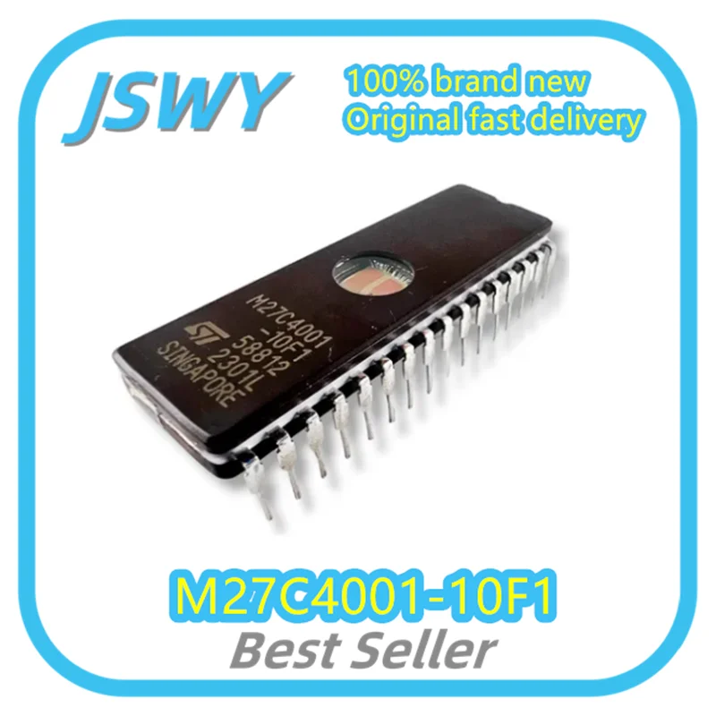 

(5/50pcs) M27C4001-10F1 M27C4001 DIP-32 Integrated Circuit IC Brand New Original Ships Fast In Stock