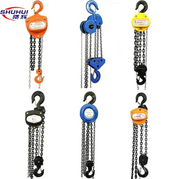 High Quality New Steel Hand Chain Block Chain Sling Hoist for Manufacturing Plant and Hotels CE Certified 0.5t-50t Capacity
