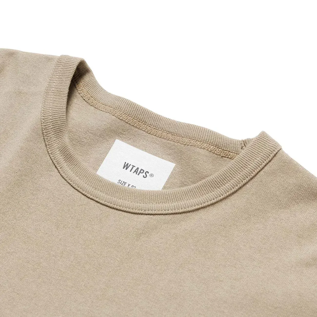 WTAPS Embroidered Long Sleeve T-Shirt Men Japanese Cityboy Style Printed Crew Neck Loose Fit Casual Pullover Top