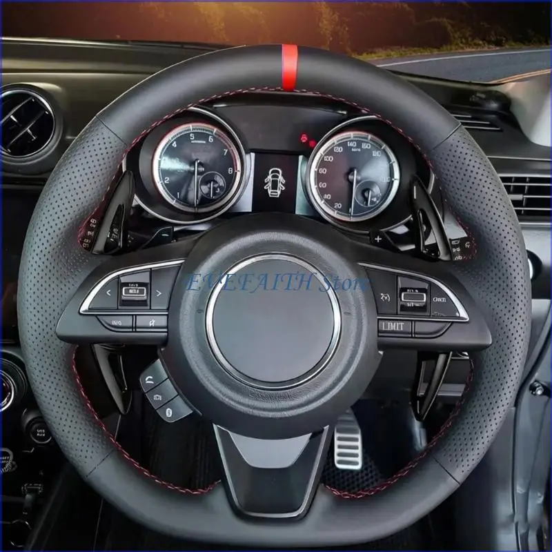 124B Steering Wheel Button Repair Assembly Set with Rear Structure, Separate Button Panel Layout, and Black ABS Housing for