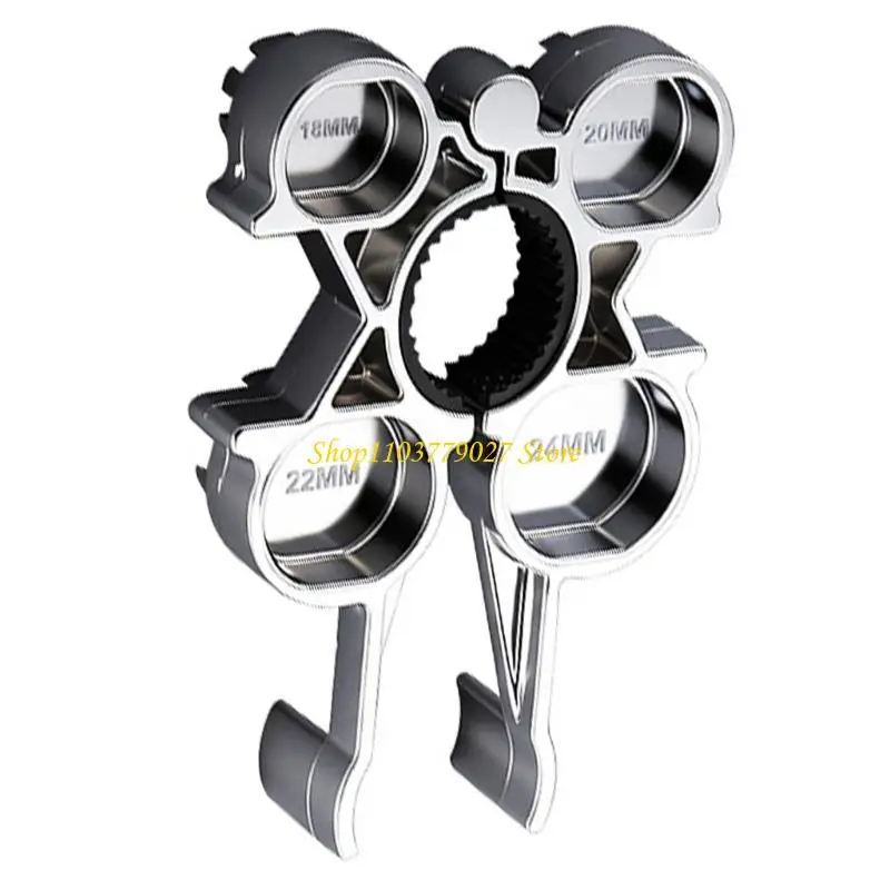 

C4DF Space Saving Professional 12 Function Faucet Maintenance Wrench Metal Construction