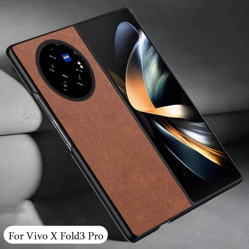 

Fundas For Vivo X Fold3 Pro Leather Phone Case For VIVO X Fold 3 Pro Hard PC Flip Protection Cover Capa For vivo X Fold3 2 Coque