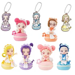Bandai Capsule Toy Little Witch Magical DoReMi Harukaze Doremi Fujiwara Hazuki Senoo Aiko Segawa Onpu Qversion Ornaments