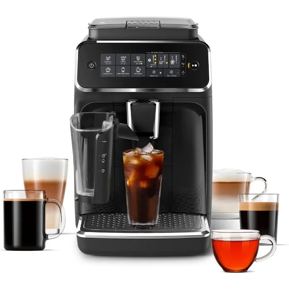 

Coffee Machine for 3200 Series, Milk Frother & Iced Coffees, 5 Coffee Varieties, Intuitive Touch Display, Coffee Makers