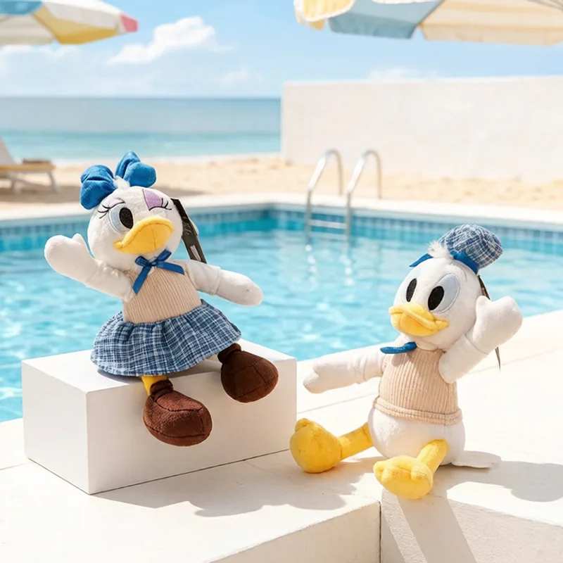 AOGER 25cm Classic Retro Mickey Mouse And Minnie Mouse Plush Toys Stuffed Soft Doll For Birthday Gift