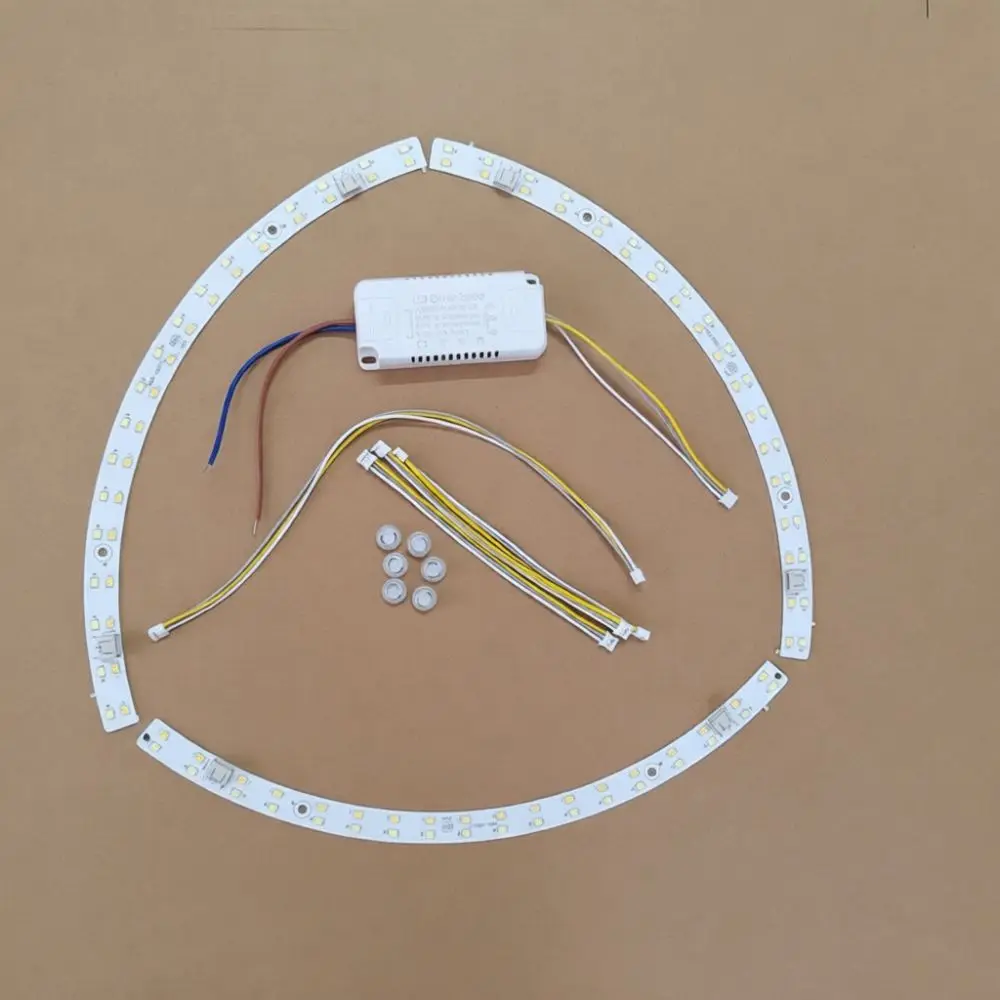 Optical Lens LED Module For Ceiling Fan Light Arc Strip Dimmable Bright Replacement Ceiling Fixture Lighting Component
