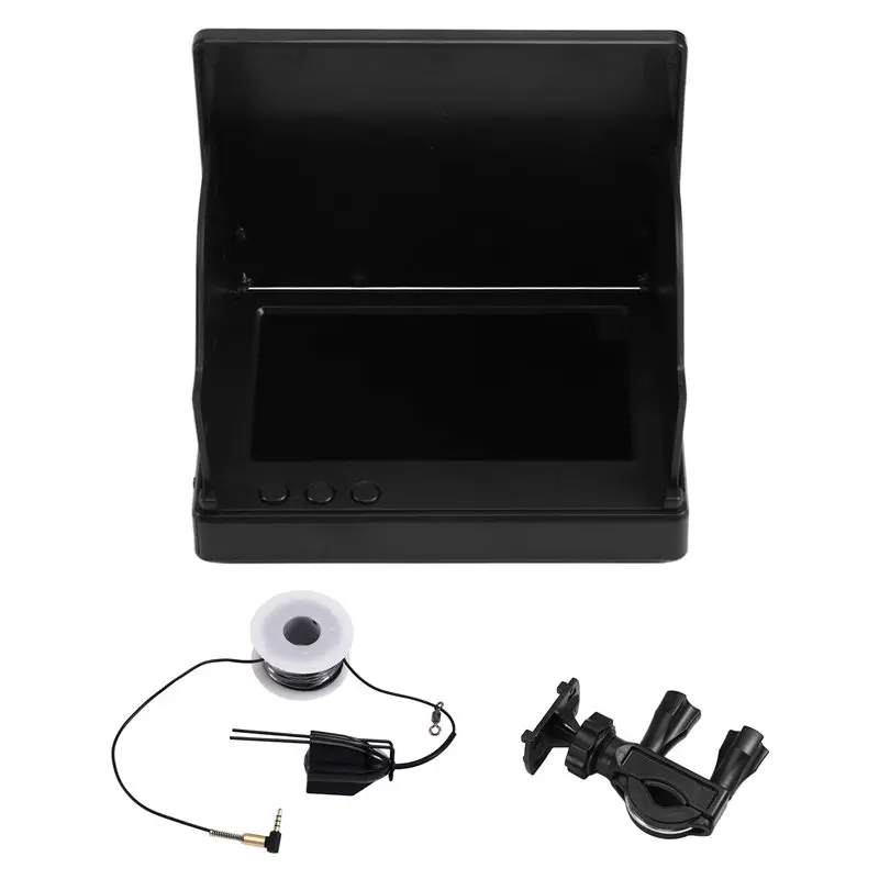 ABZW ハンドヘルド 1080P 水中釣りカメラ 220 °   4.3インチ液晶魚群探知機 ポータブル魚探 水深計 夜間視力付き