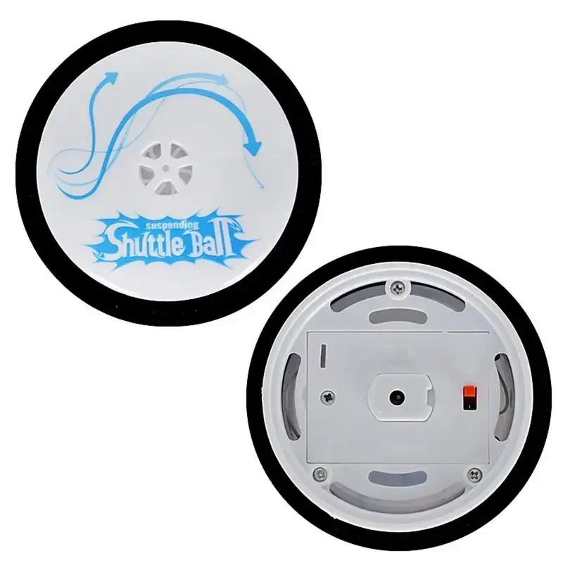 Mini brinquedos de mesa de hóquei flutuante elétrico brinquedo de jogo de tabuleiro de hóquei de ar com 2 empurradores de hóquei de ar vermelho para crianças adultos