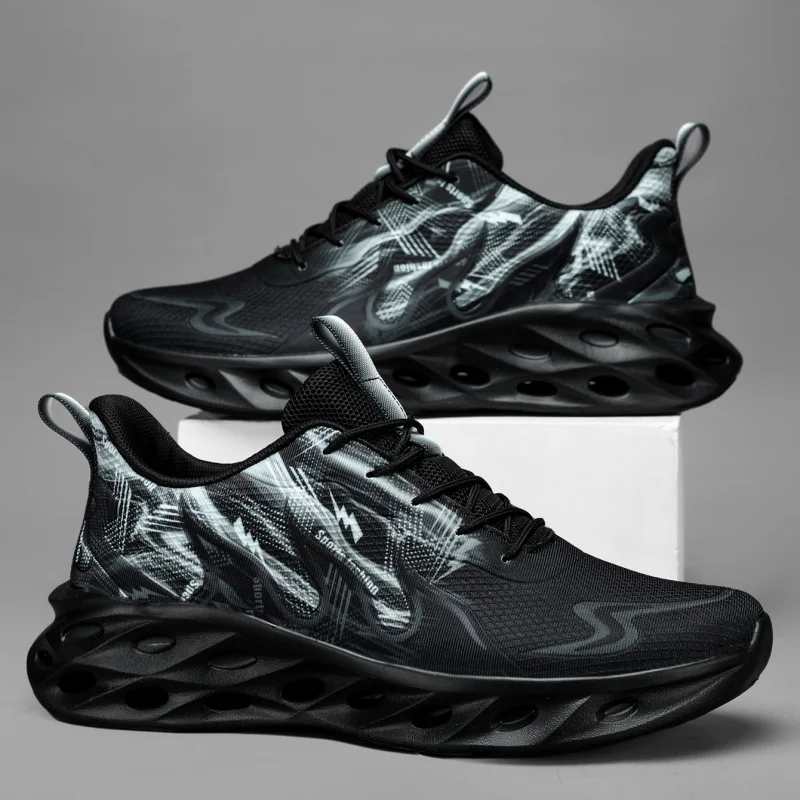 

ELUVA Men Running Shoes Casual Sneakers Lightweight Breathable Shoes Male Sports Tennis Walking Shoes Man Non Slip Athletic