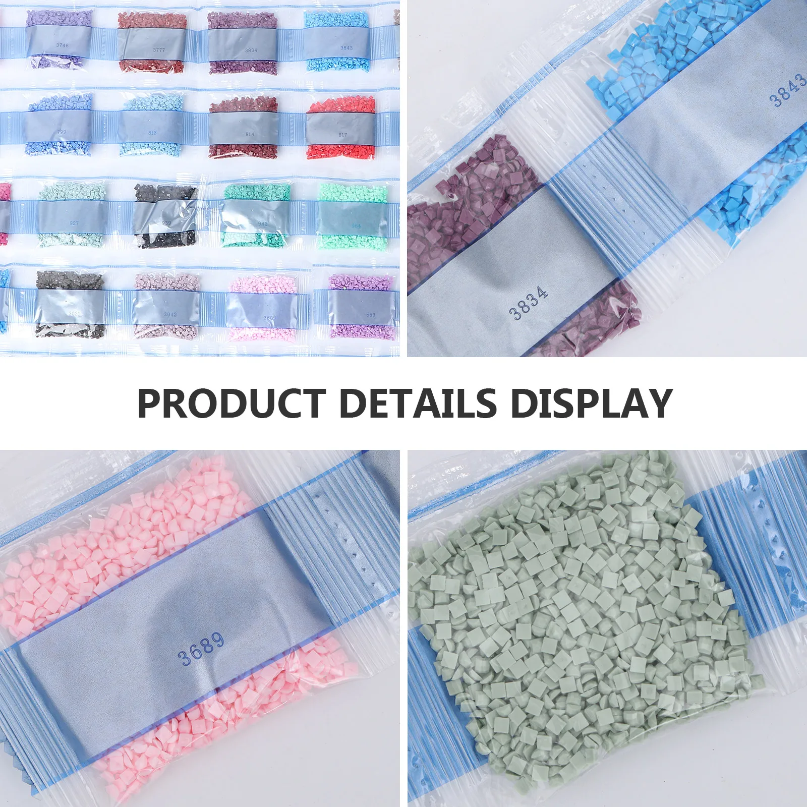 

DIY Rhinestone Beads Different Colors High-Quality Resin Material for Making Exquisite Drill Paintings Handmade Crafts