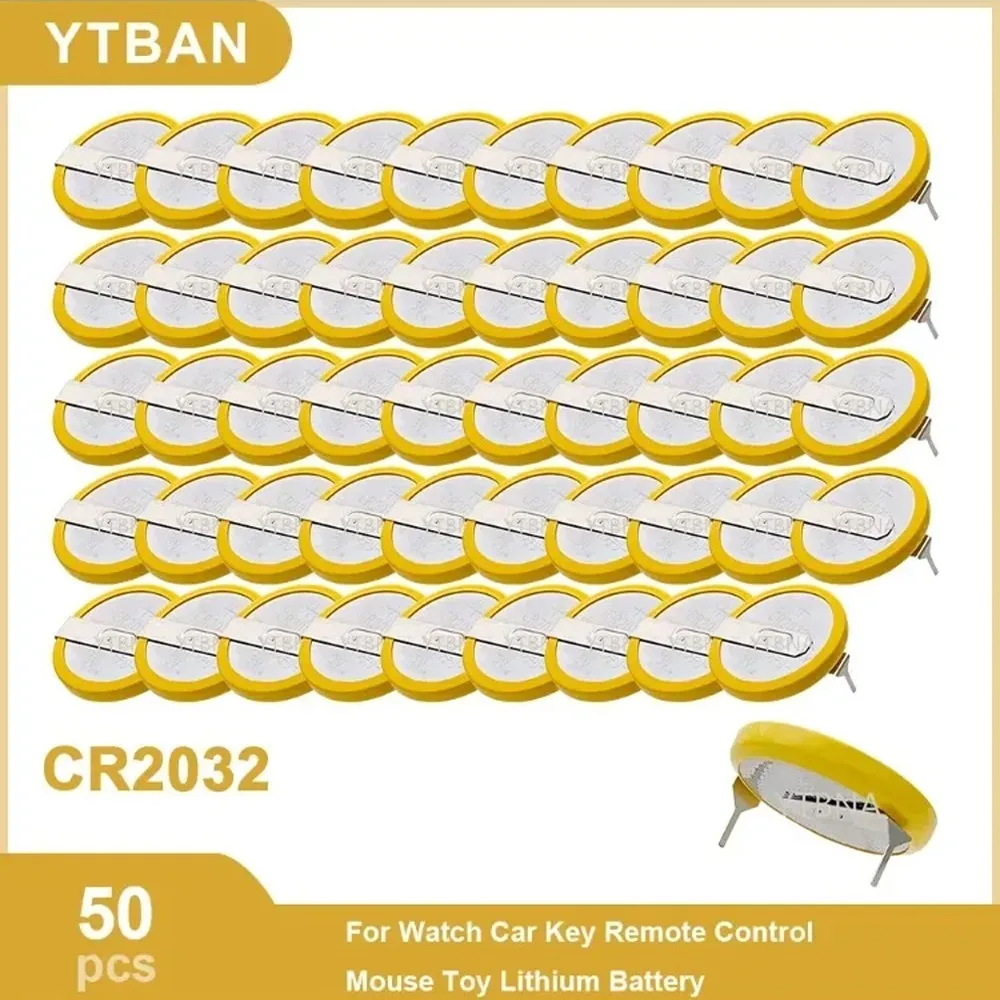 Cr2032 Button Cell Battery With Solder Tab