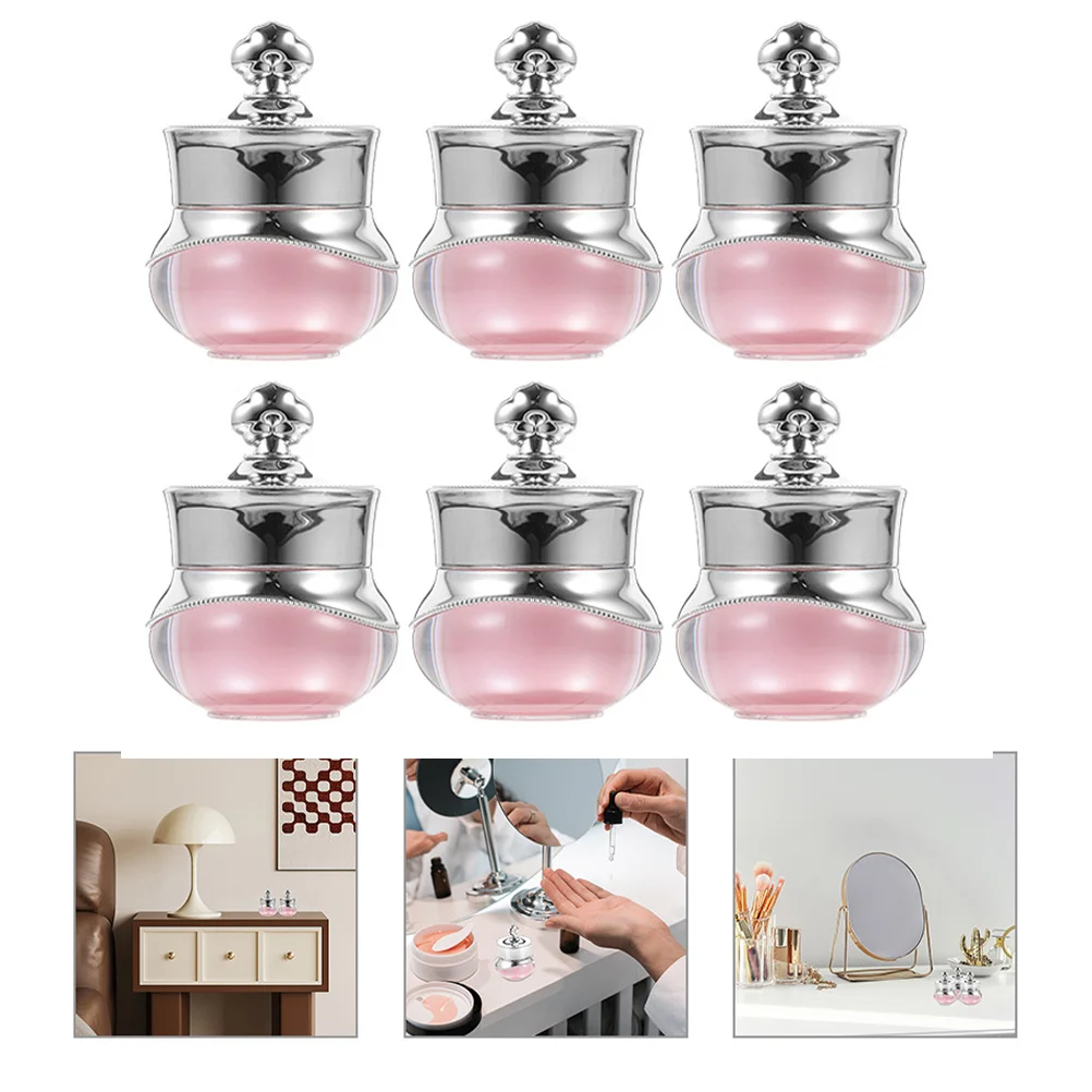 

9Pcs 5G Durable Acrylic Cream Containers Elegant Design for Travel and Storage of Beauty Essentials Cream Jar Jars with Lids