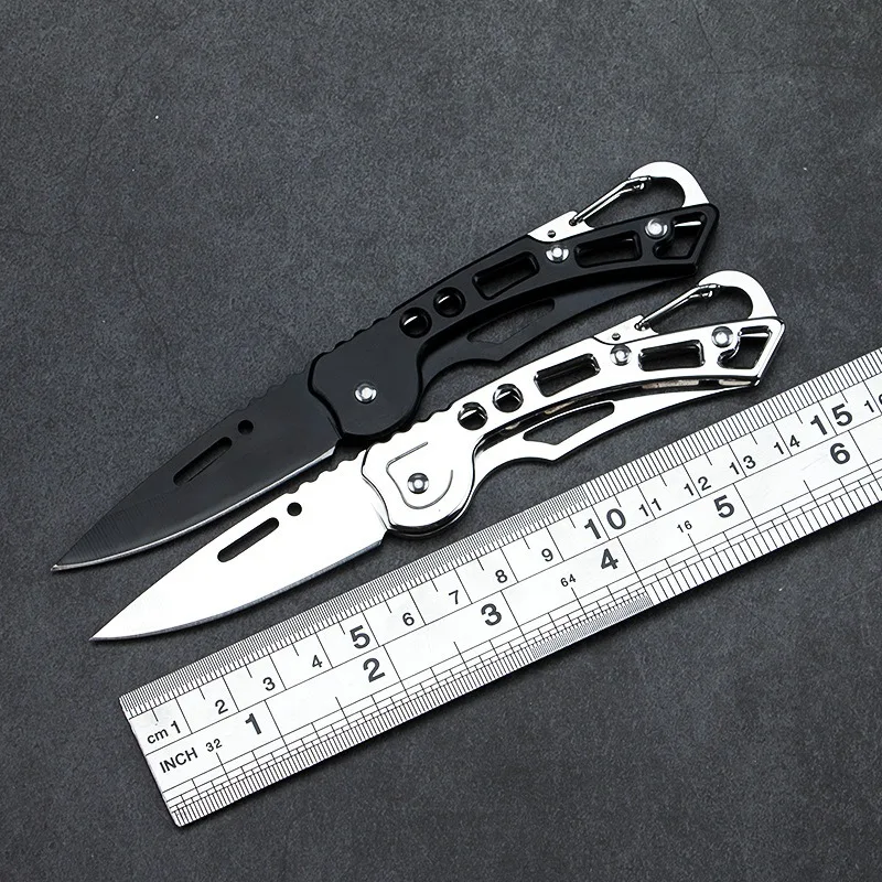 

Wilderness exploration Survival Self Defense High hardness Steel Folding Knife Outdoor Camping Home Fruit Pocket Knives Keychain