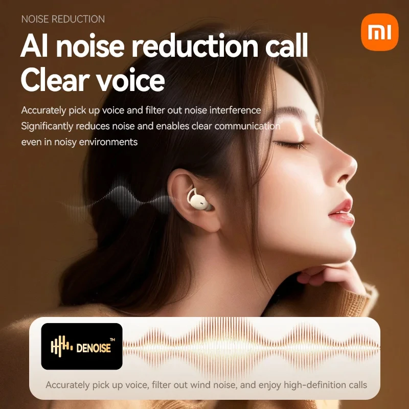 Xiaomi MIJIA Wireless Sleep Specific Invisible Earbuds Bluetooth 5.4 Headphones HiFi Stereo Sound Music Headphones TWS Earphones