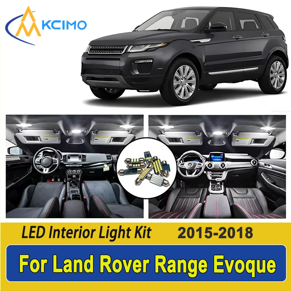 

New Light Bulb For Land Rover Range Rover Evoque L538 (2015-2018) Premium Bright LED Interior Dome Map Trunk Light Kit Car Led