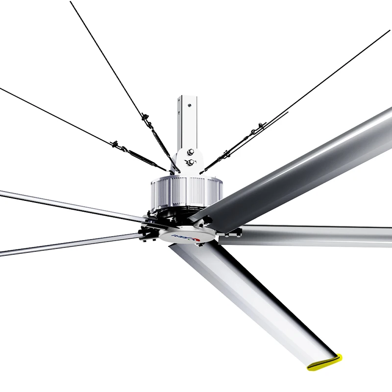 5m Plus 18 Foot Widely Used Aluminum Alloy Warehouse Ceiling Industrial Workshop Hvls Fan