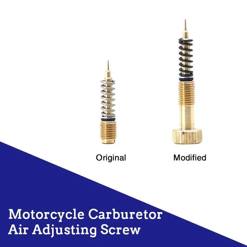

Metal Motorcycle Carburetor Air Adjusting Screw Idle Mixture Fuel Ratio Screw For CV Carburetor CV40 CVK34/36/40