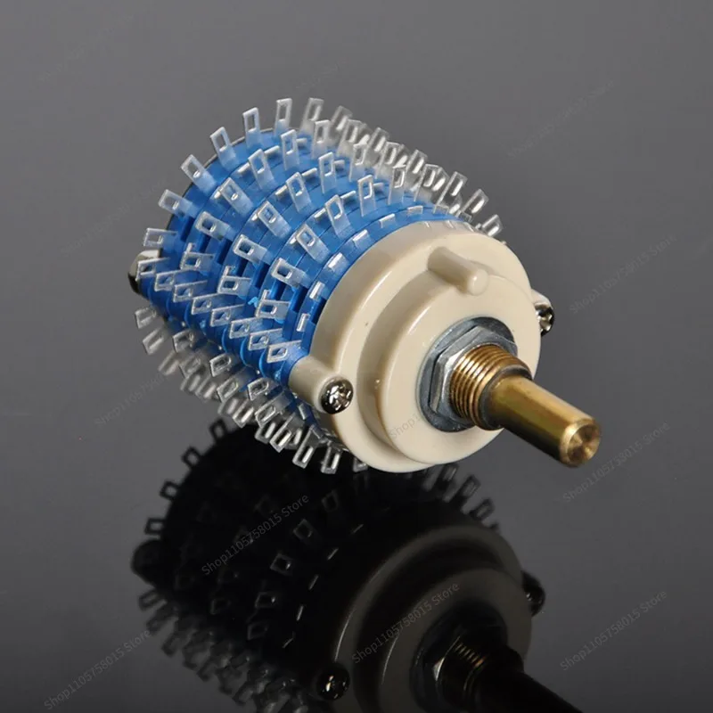 For sealed rotary switch 4-layer 24-gear -2-15 round shank blue bile machine band switch