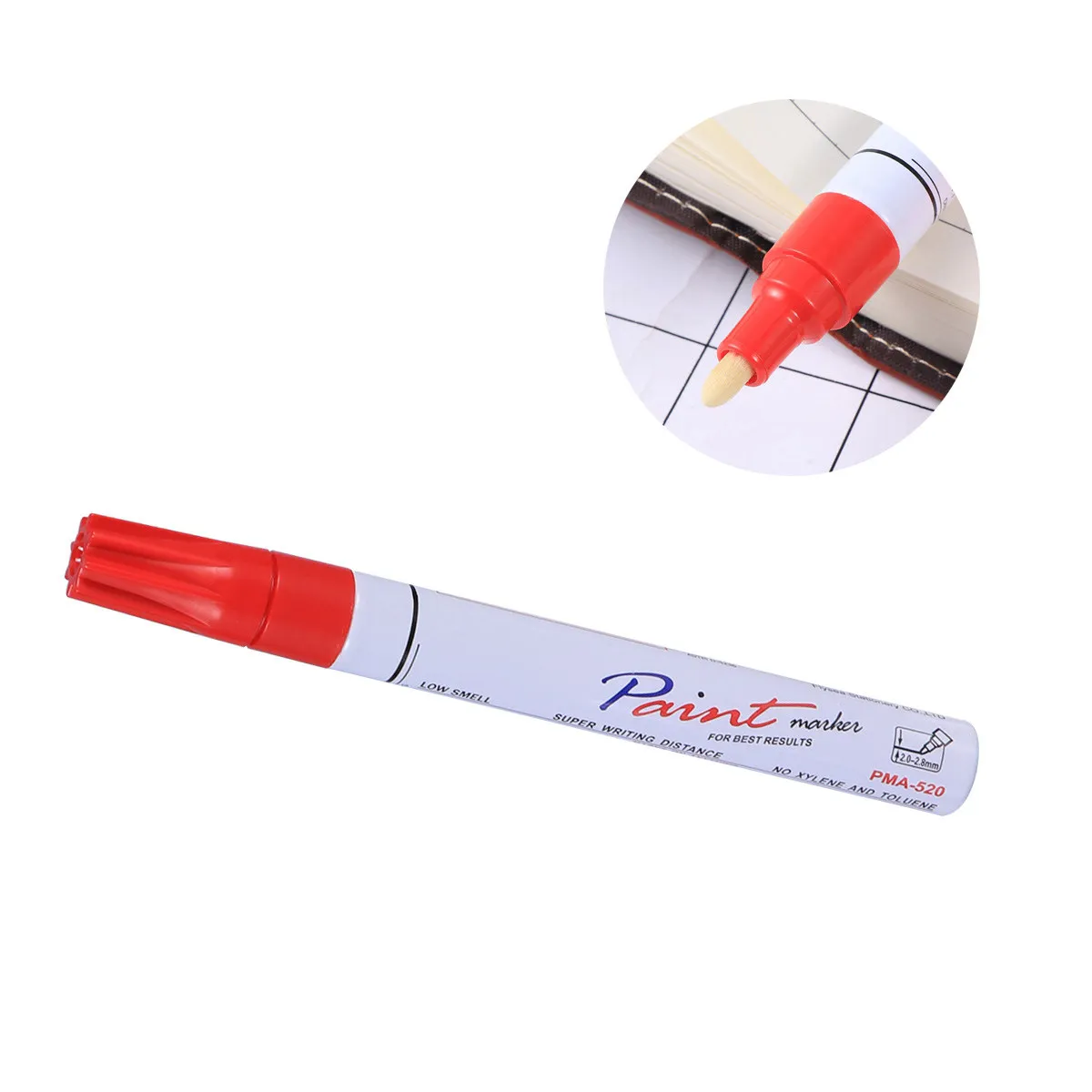 Premium Automotive Touch-Up Paint Marker Pen for Car Scratch Repair Concealing Lines Rust Prevention on Metal Glass Wood Stone