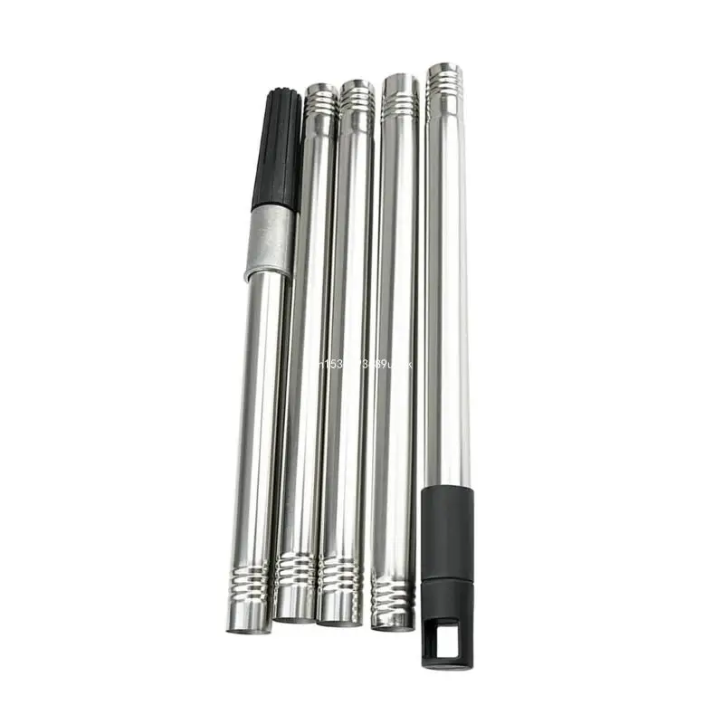 5pcs Extendable Roller Poles set Metal Extension Poles Wall Painting Extension Shaft Upgrades for Easy Wall Treatments