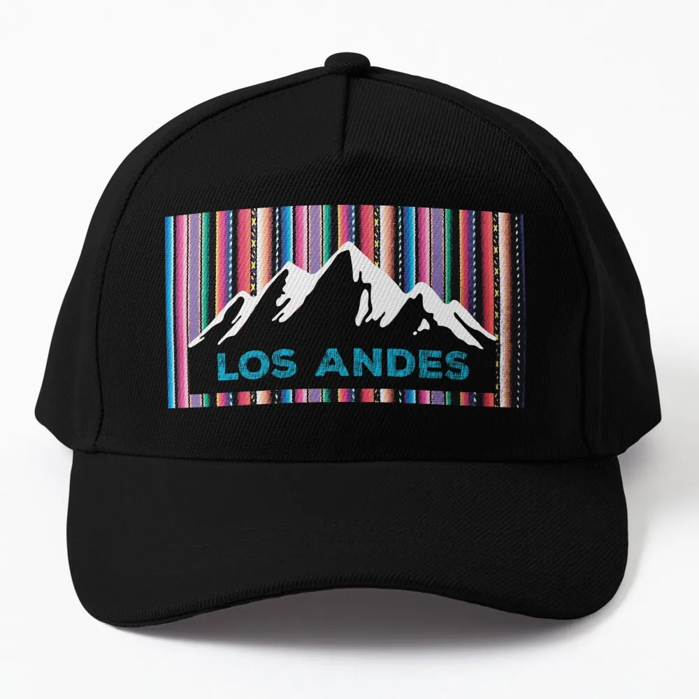 Los Andes mountains and colorful aguayo sky Baseball Cap Brand Man Caps Fashion Beach Caps For Women Men'S