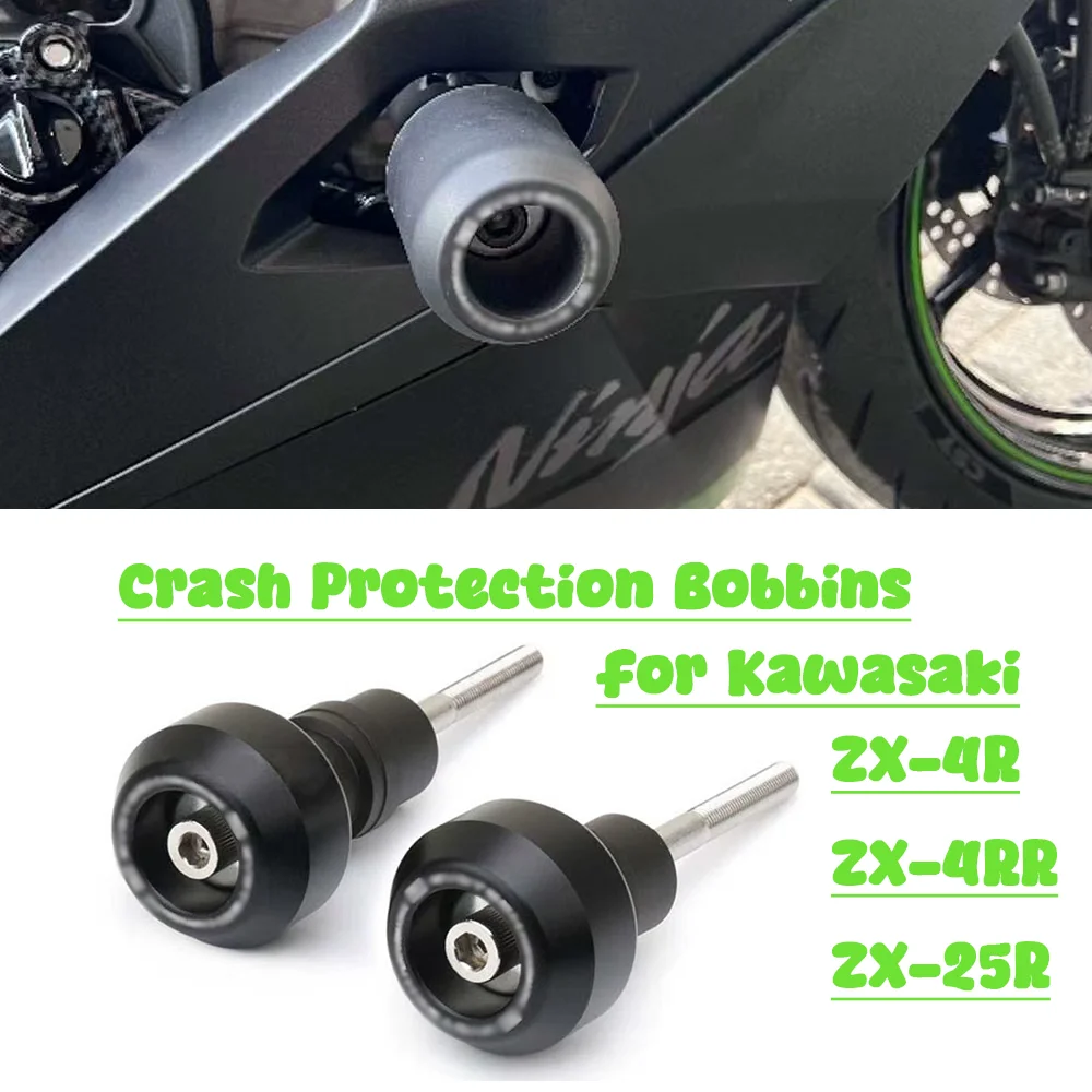 ZX-25R ZX-4R ZX-4RR Motorcycle Engine Protector Sliders Cover For KAWASAKI ZX25R ZX4R  ZX4RR 2022-2023 Frame Sliders Crash Pad