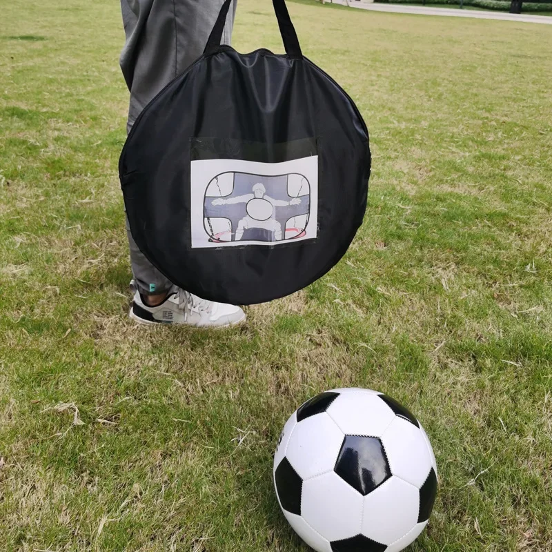 Football door, children's home portable simple football frame, movable folding outdoor small football door