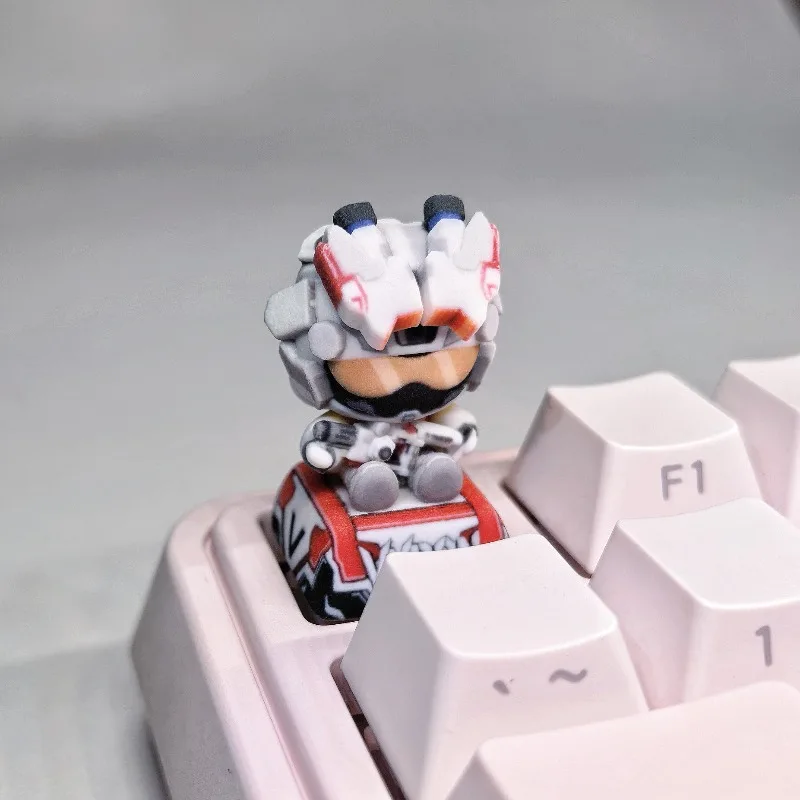 Delta Force Vyron Anime Theme Keycaps Mechanical Keyboard Resin Custom Keycaps PC Game Keyboard Accessories Gift Collection