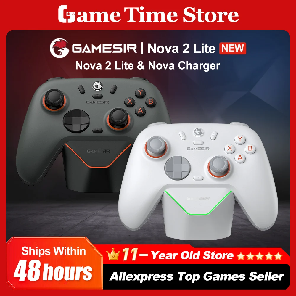 Mejor control inalámbrico para PC y aplicaciones: Gamepad Nova 2 Lite de Gamesir, la solución definitiva para jugadores exigentes