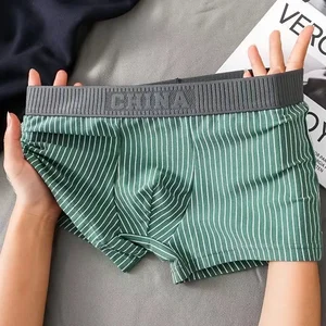 Shorts Cotton Striped Boxer für Männer, sexy Höschen, Herrenkuisas, u konvexe Dessous, kostenloser Versand, 1PC 12 Hauptverkäufe sexy Puta -Kleidung - №10