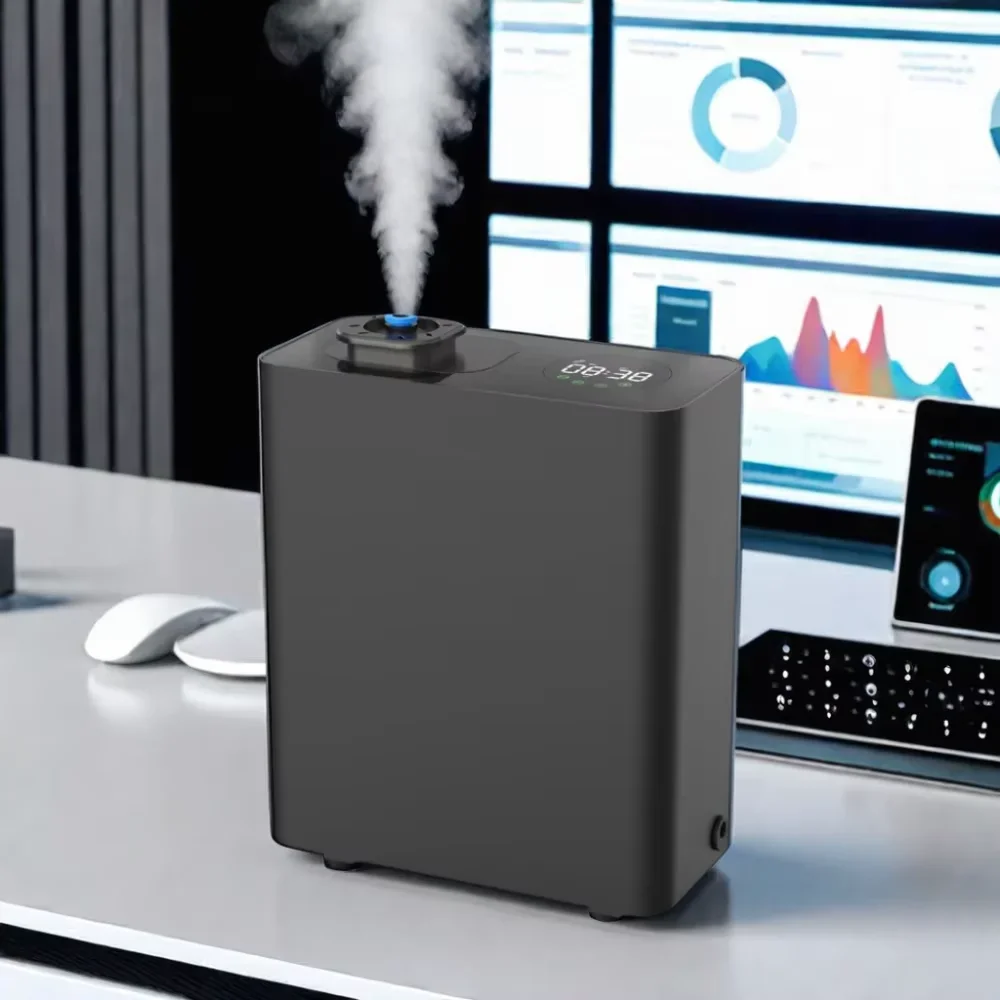 Difusor de aroma sem água inteligente WiFi com controle inteligente Venda quente Máquina de tomada elétrica para uso doméstico 1 ano de garantia