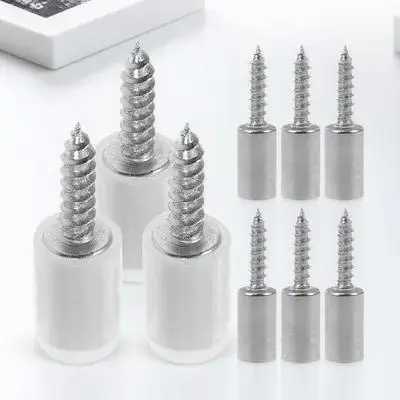 

12Pcs Cupboard Support Pins Strong Bearing Shelf Pegs Iron Clips Soft Rubber Cover Noise Reduction Cabinet Holders for Wood