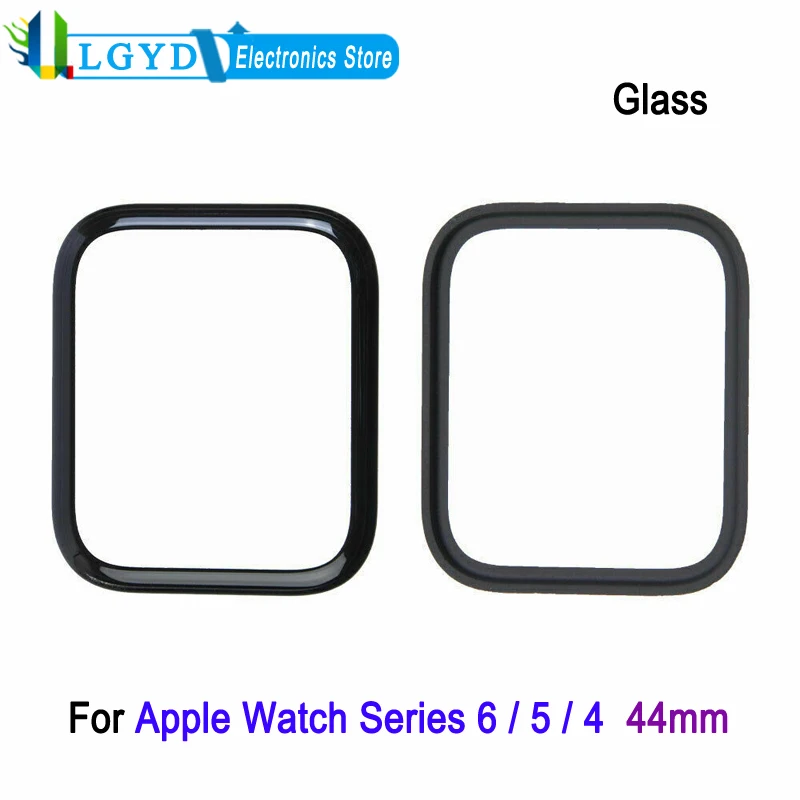 زجاج الشاشة الأمامية لسلسلة ساعات أبل ، ساعة ذكية ، قطعة بديلة ، عدسة زجاجية مع أوكا ، 44 ، 4 ، 5 ، 6