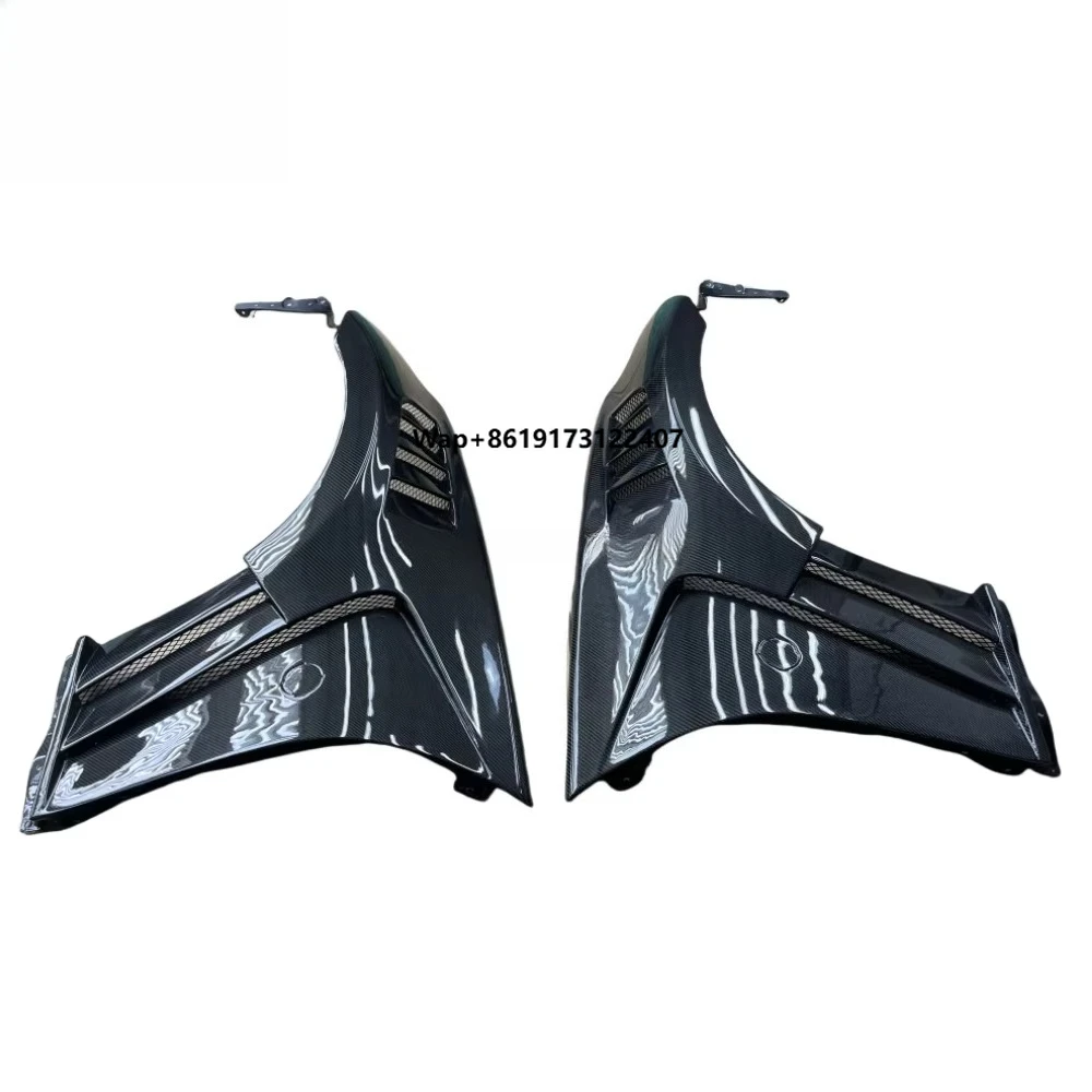 

Carbon Fiber Fender V2 Style Perforated Mudguard Body Kit for 370Z Z34