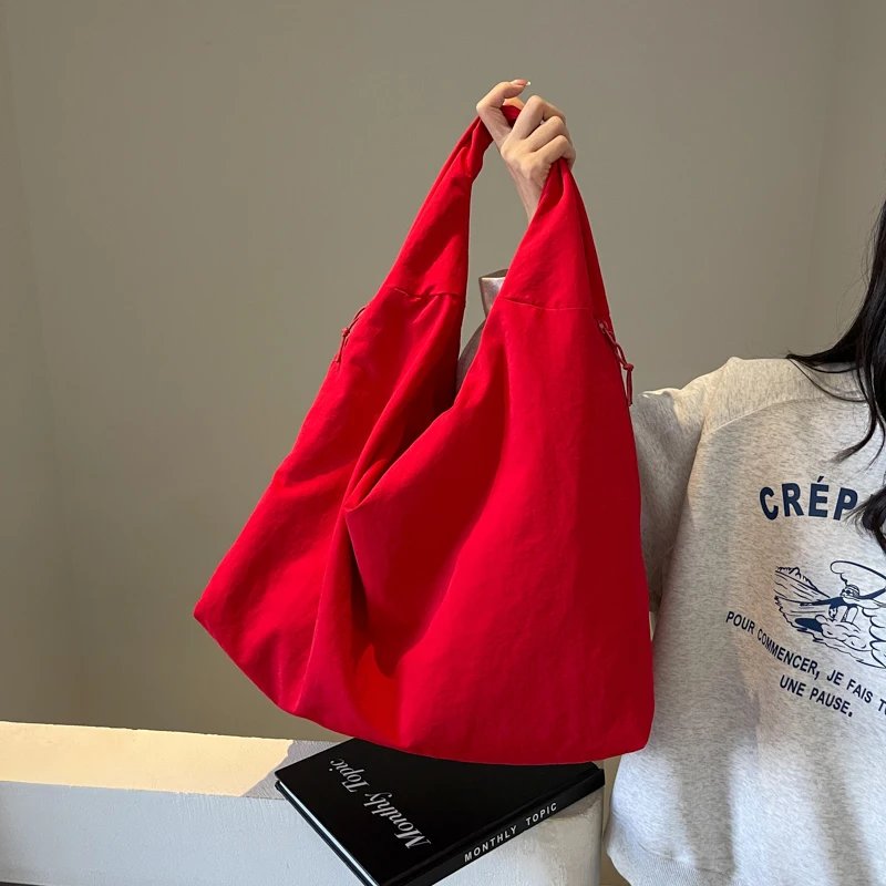 女性シンプルなトートハンドバッグ大容量オールマッチハンドバッグマルチポケットソリッドカラーショルダーバッグショッピング仕事デートバッグ