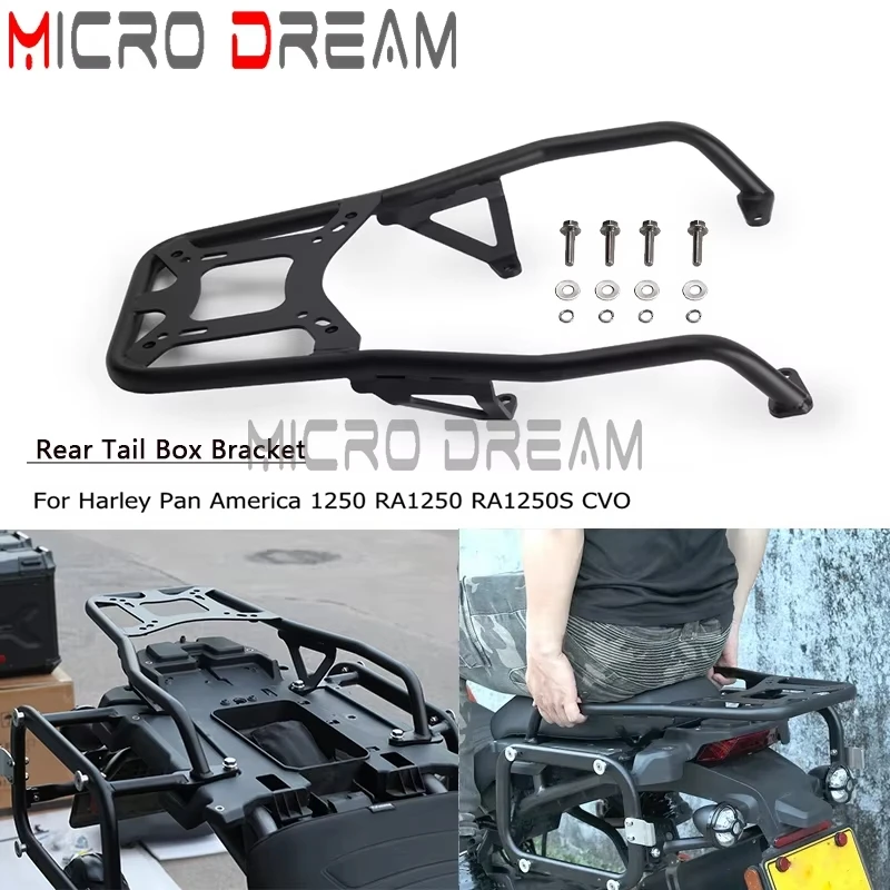 Tail Box Bracket For Harley Pan America 1250 S PA1250 S RA1250S PANAMERICA1250 2021-UP Pannier Saddlebag Holder Box Luggage Rack