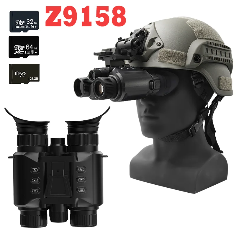 Z9158 Head‑Mounted Night Vision Goggles 8X Digital Zoom 600M Infrared NVG Binoculars Device for Hunting Camping Surveillance