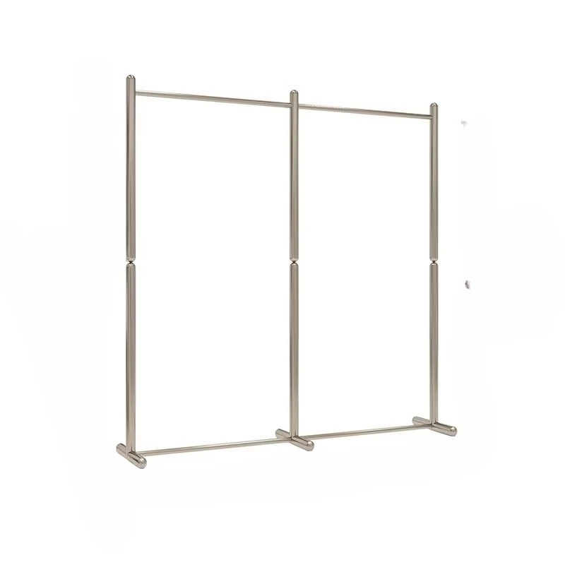 

Clothing store stainless steel display rack special-shaped, cylindrical, simple hanger