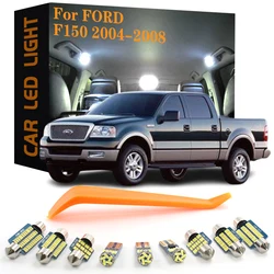 16pcs Canbus Car Accessories LED Interior Lights For Ford F150 2004 2005 2006 2007 2008 No Error Auto Dome Trunk Lamps Bulb Kit
