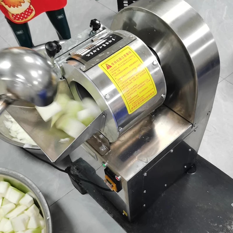 

Коммерческая полностью автоматическая электрическая машина для резки овощей для редиски и картофеля, кухонный инструмент для приготовления пищи