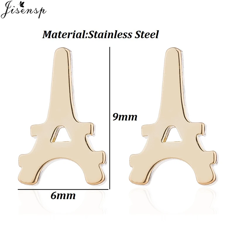 Multiple Style Stainless Steel Heart Rocket Earrings Women Geometric Flower Ear Jewelry Girls Fashion Earring Gifts Accessories