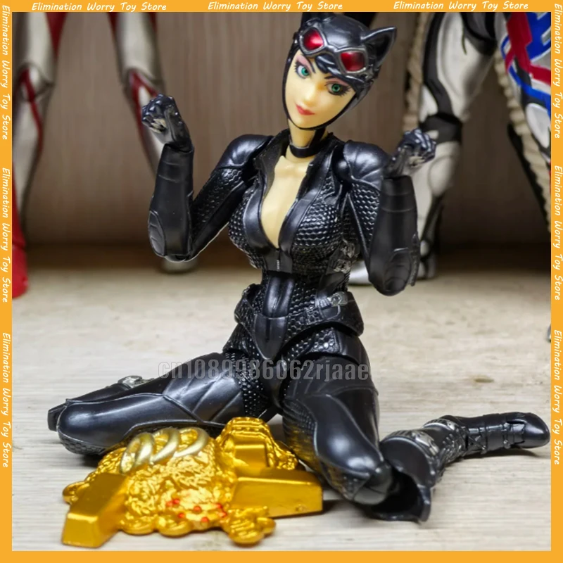 

In Stock Ko Catwoman Action Figure Selina Kyle Revoltech Amazing Yamaguchi Anime Collection Model Toys Gitf