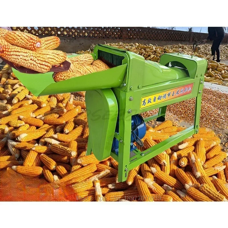 Electric Corn Thresher For Household Use Small And Thickened New Fully Automatic Threshing Machine