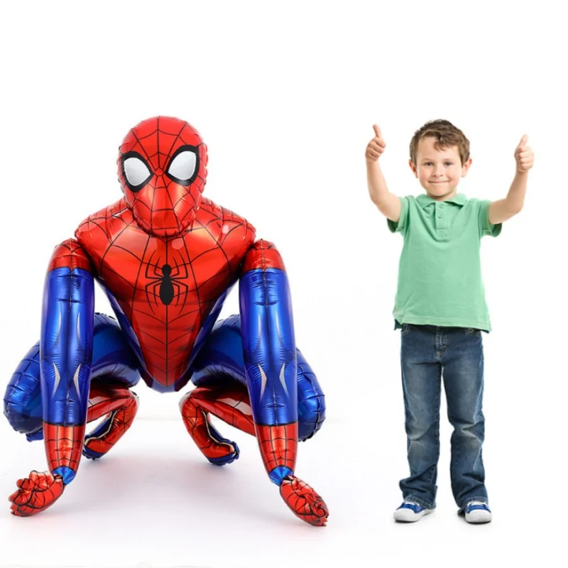 

3D Spiderman Inflatable Aluminum Film Balloon Children's Birthday Party Decoration Balloon Kids Toy Gift