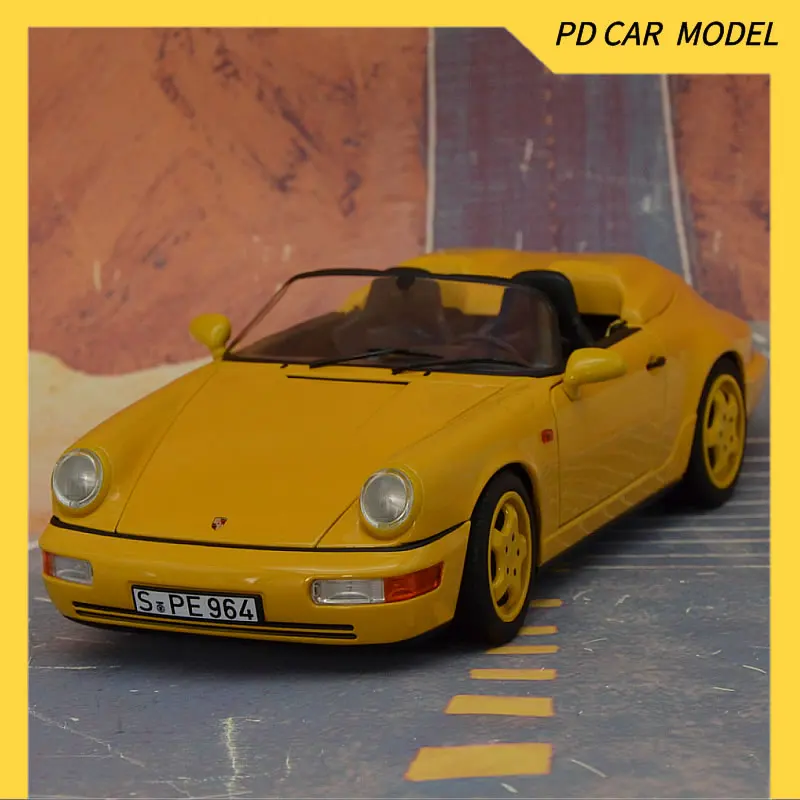 Norev Coleccionable Escala 1:18 Modelo911 Speedster Speed Yellow Regalo para amigos y familiares
