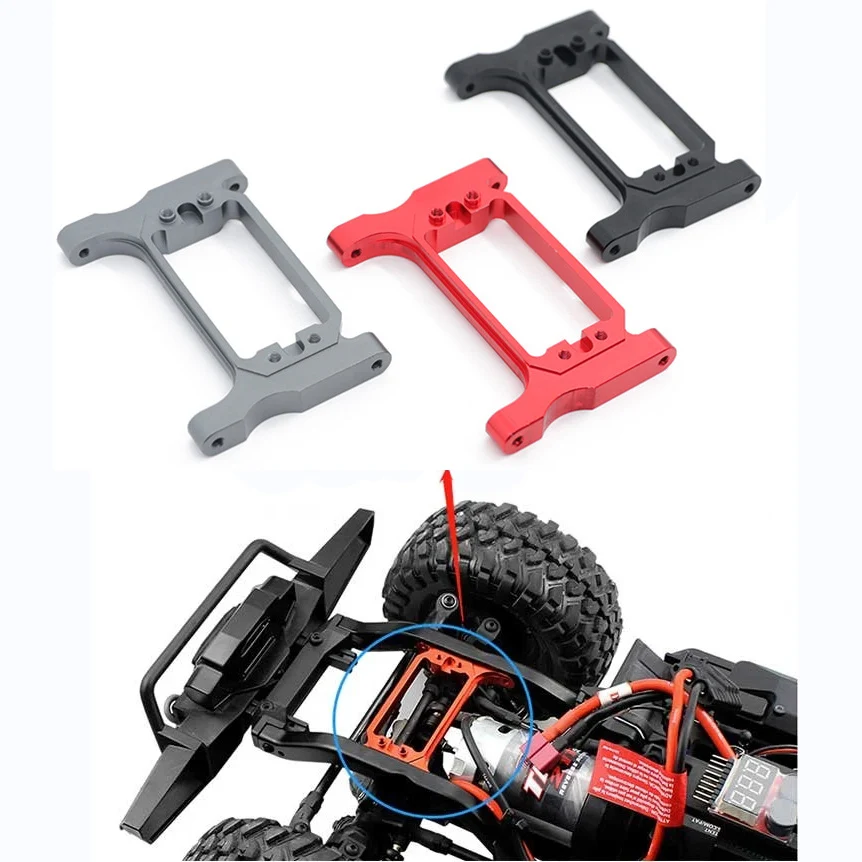 Aluminum Alloy Front Servo Mount Chassis Steering Crossmember for 1/10 RC Crawler Car  TRX4 Bronco Blazer Sport G500 TRX6