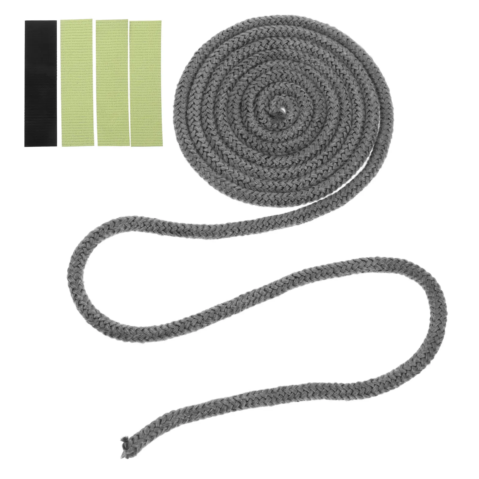 1 Roll Stove Door High Temp Resistant Fiberglass Sealing Rope Heat Insulation Fireproof Fireplace Seal Gasket Wood Stove Cord