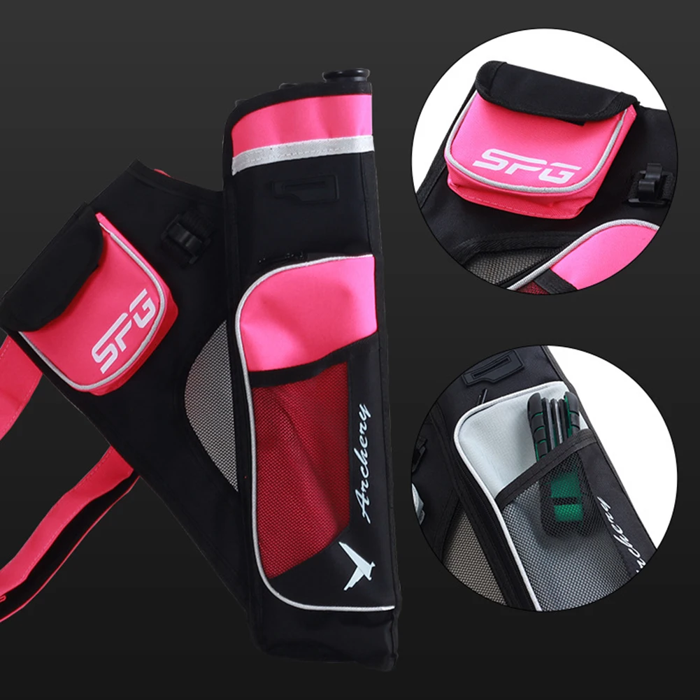 حقيبة السهم أكسفورد القماش السهم جعبة 3 أنابيب حقيبة كتف مفردة ل القوس السهم الرماية الصيد الرماية الملحقات #5